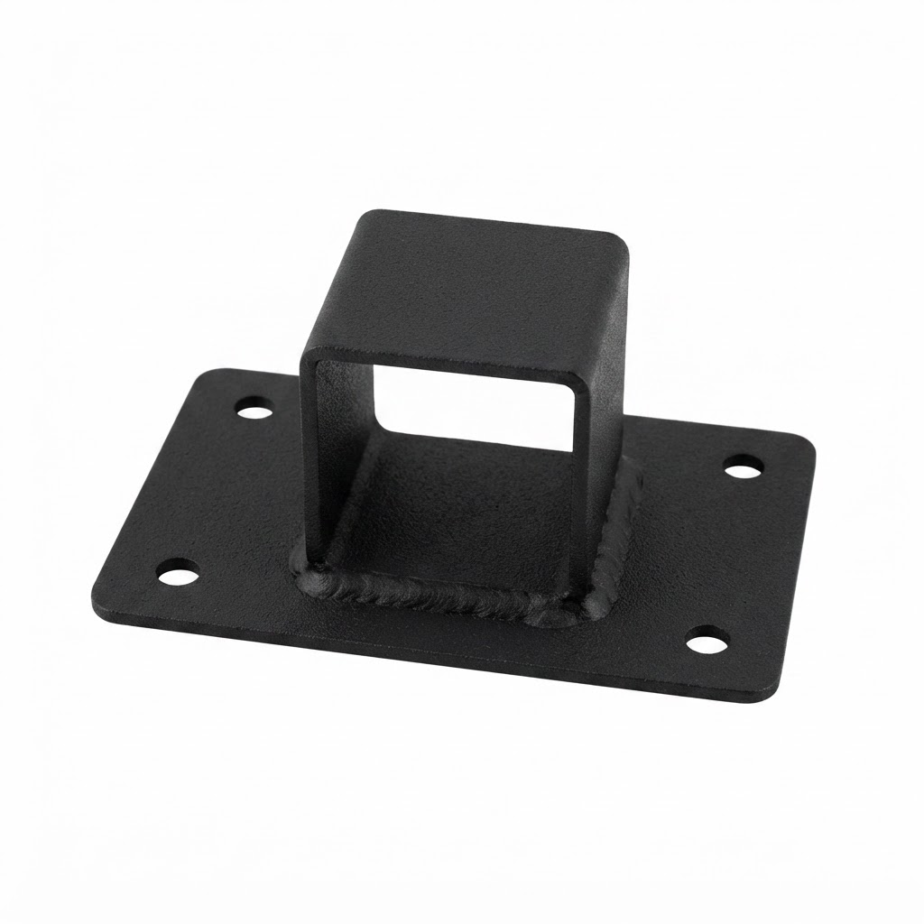 پایه اتصال به دیوار 30 در 30 مشکی روکار