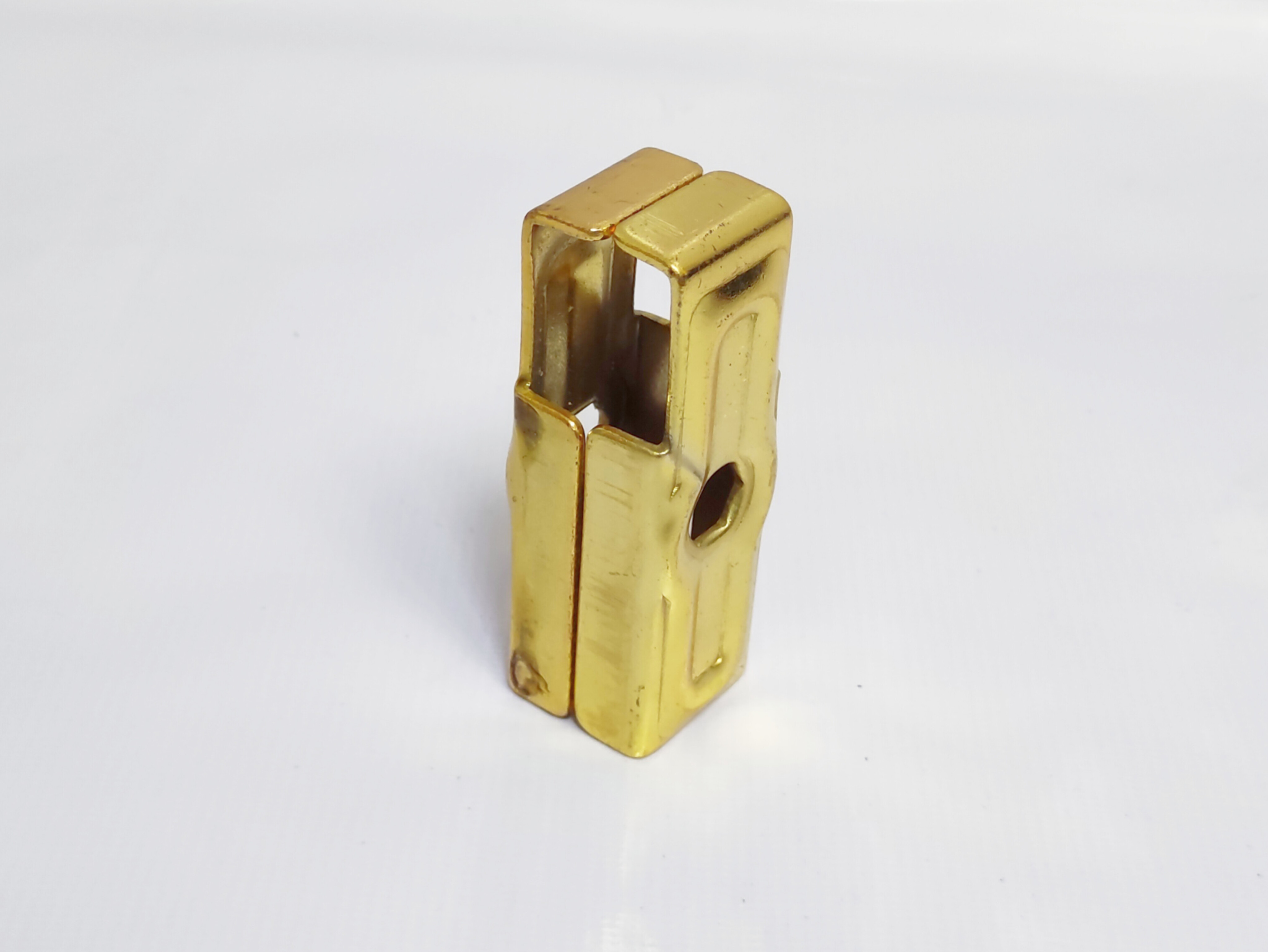 بست پروفیل ۲۵ یک طرفه 2mm آبکاری کروم طلایی