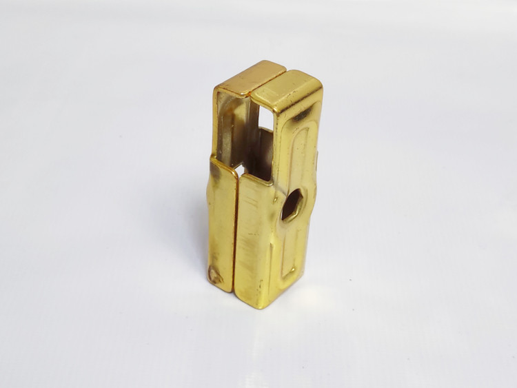 بست پروفیل ۲۵ یک طرفه 2mm آبکاری کروم طلایی