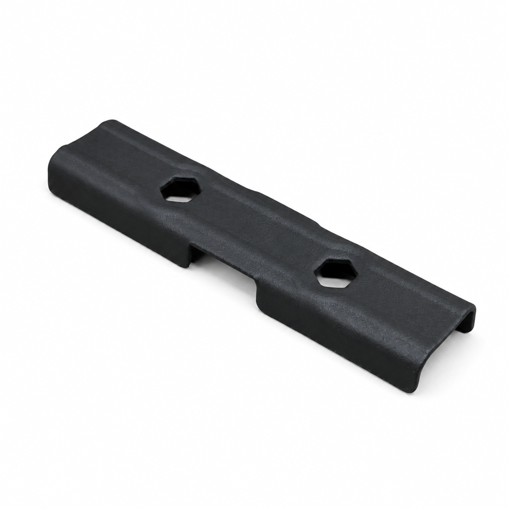 بست پروفیل ۲۵ دوطرفه 1.5mm مشکی سنباده ای