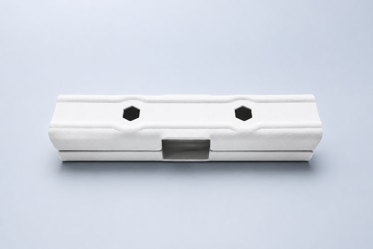 بست پروفیل ۲۵ دوطرفه 2mm سفید